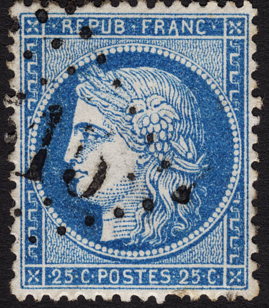 istock French stamp ca. 1870 in the Ceres series 467149717