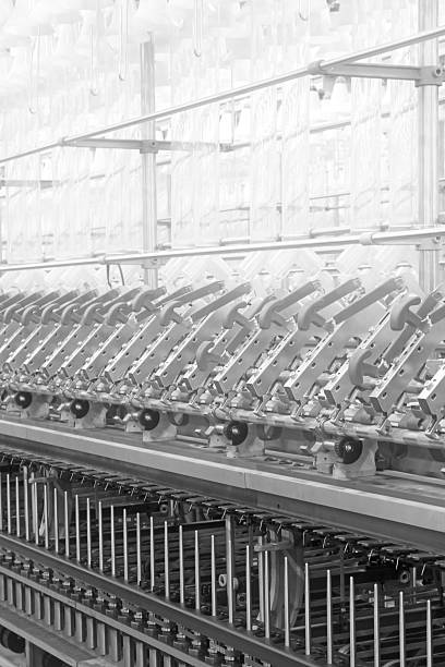 istock Spinning plant machinery and equipment 467151254