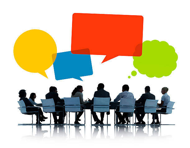 istock Business People Talking in a Board Room 467151558