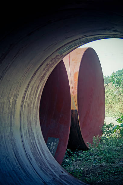 istock Huge Metal Water Pipe 467159394