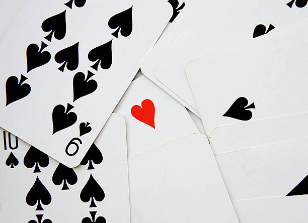 istock cards with heart of ace (standing out from the crowd) 467163234