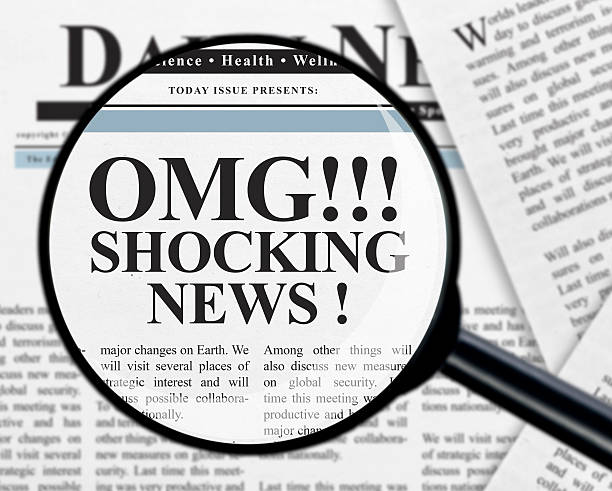 istock Shocking news headline 467163248