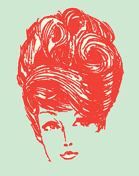 293 Beehive Hair Illustrations & Clip Art - iStock | Big hair, Retro hair,  Hairstyle