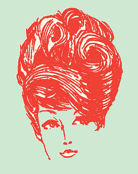 Woman with Hair Styled http://csaimages.com/images/istockprofile/csa_vector_dsp.jpg beehive hairstyle stock illustrations