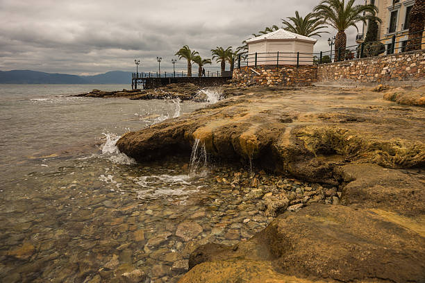 istock Thermal springs on the beach in Loutra Edipsou, Evia, Greece 467175524