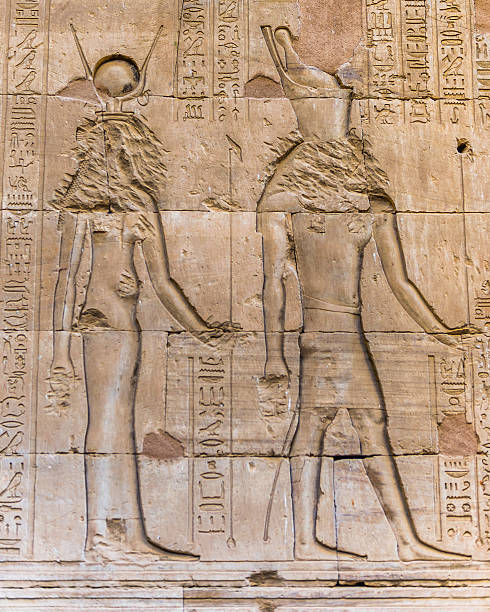 istock Ancient well preserved original Egyptian hieroglyphs 467176652
