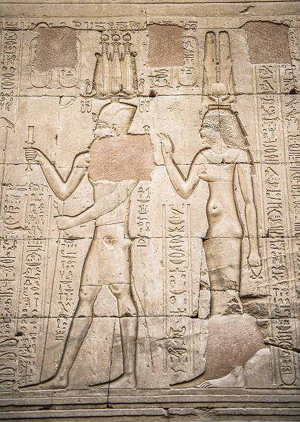 istock Ancient well preserved original Egyptian hieroglyphs 467176654