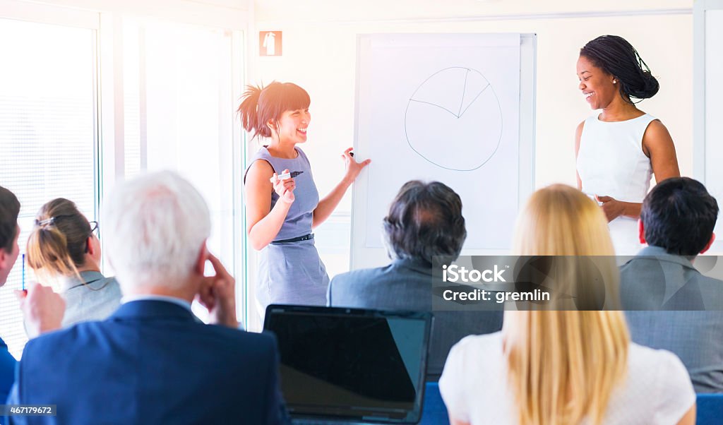 Group of business people, teacher, seminar, classroom Group of business people, teacher, seminar, classroom. 2015 Stock Photo
