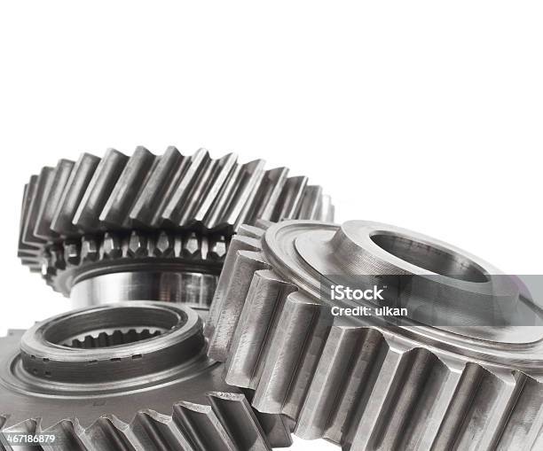 Real Stainless Steel Gears Stock Photo - Download Image Now - Accessibility, Alloy, Cylinder