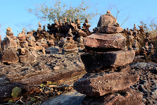 istock stone stand in phatam sao chaliang,Pha Taem National Park 467187095