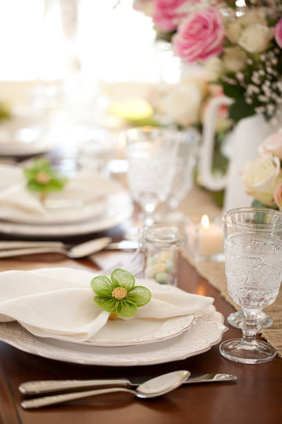 istock Wedding, Mother's day, Easter or special occasion elegant dining table 467192966