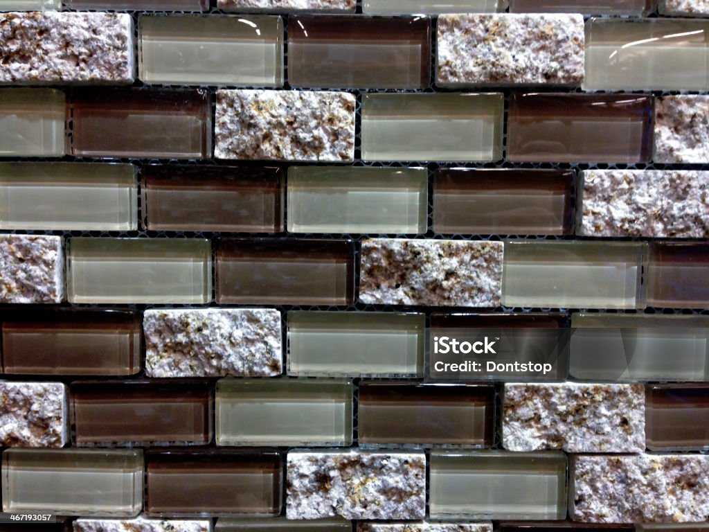Mosaic background Ceramic tiles a mosaic texture. 1960-1969 Stock Photo