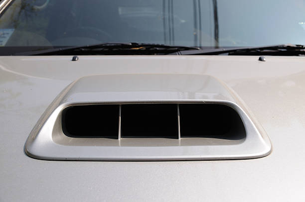istock Air ventilation on car hood 467195961