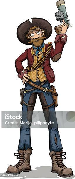 Cowboy Stock Illustration - Download Image Now - Belt, Gunslinger, West - Direction