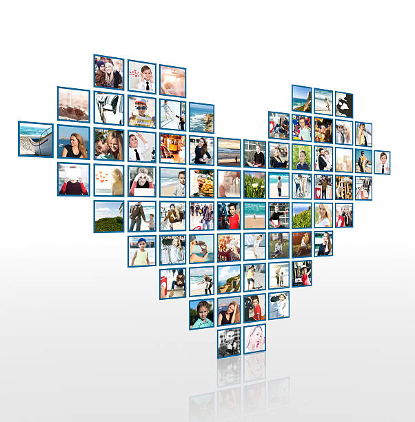 istock Love Heart Media concept smart TV 467201528