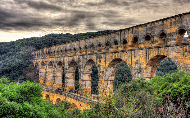 istock HDR image of Pont du Gard, ancient Roman aqueduct 467202171