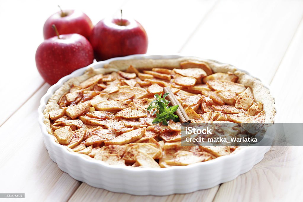 Tarte de Maçã - Royalty-free Bolo - Sobremesa Foto de stock