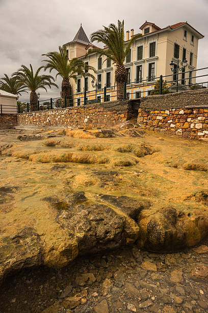 istock Thermal springs on the beach in Loutra Edipsou, Evia, Greece 467208156