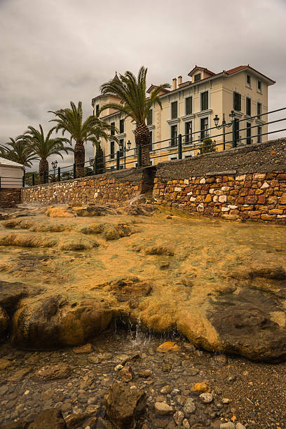 istock Thermal springs on the beach in Loutra Edipsou, Evia, Greece 467208160