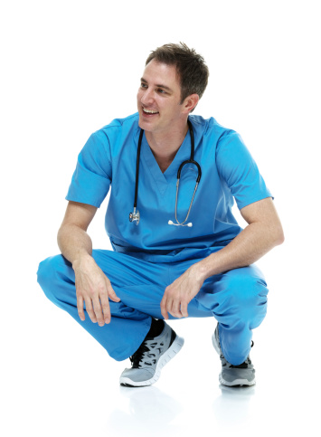 Happy male nurse with stethoscopehttp://www.twodozendesign.info/i/1.png