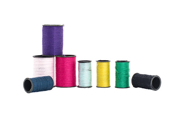 istock The colorful thread in isolated style 467212624