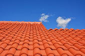 red roof texture tile