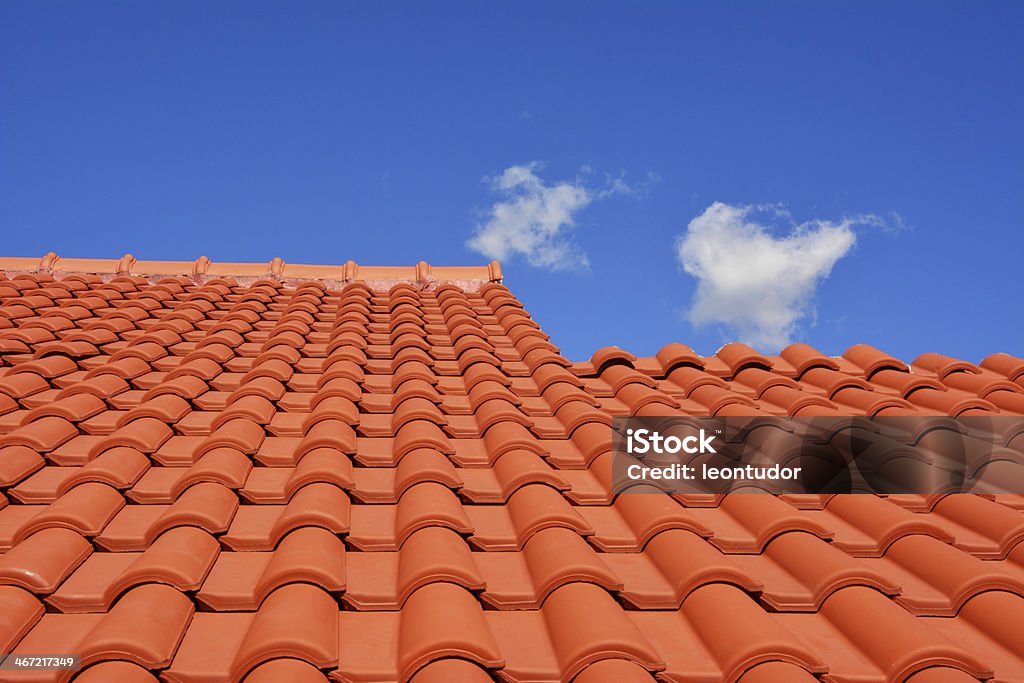 Red Texture Rroof Red Roof Texture Tile Stock Photo - Download Image Now - Roof Tile ...