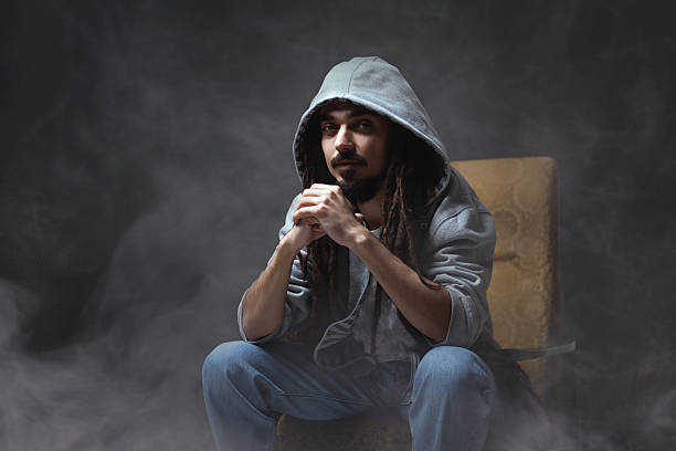 istock Man enjoying a chair 467220950