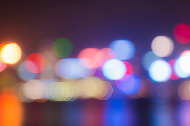 istock City night bokeh abstract background. 467223592