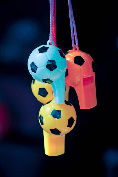 istock whistles with Football design 467223638