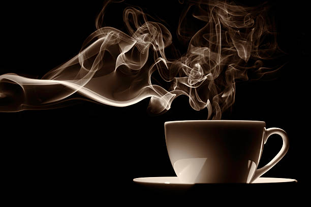 чашка кофе (tea) - cafe beige drink black стоковые фото и изображения