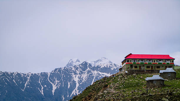 istock Lonely hotel in Mountains 467225648