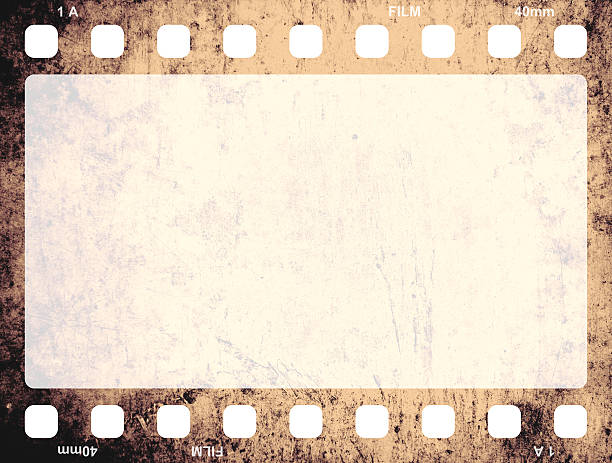 Isolated picture of an old film frame Film Frame alte algarve stock pictures, royalty-free photos & images