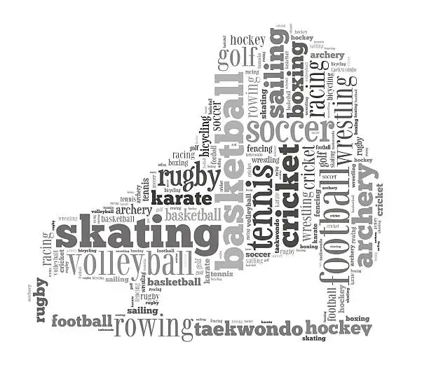 Photo of Sports word cloud