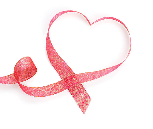 istock Valentine's Day heart shaped red ribbon 467228385