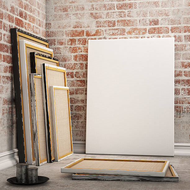 istock mock up poster in vintage loft interior, background 467228490