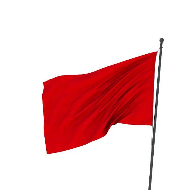 Photo of XXL red flag