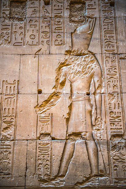 istock Ancient well preserved original Egyptian hieroglyphs 467231466