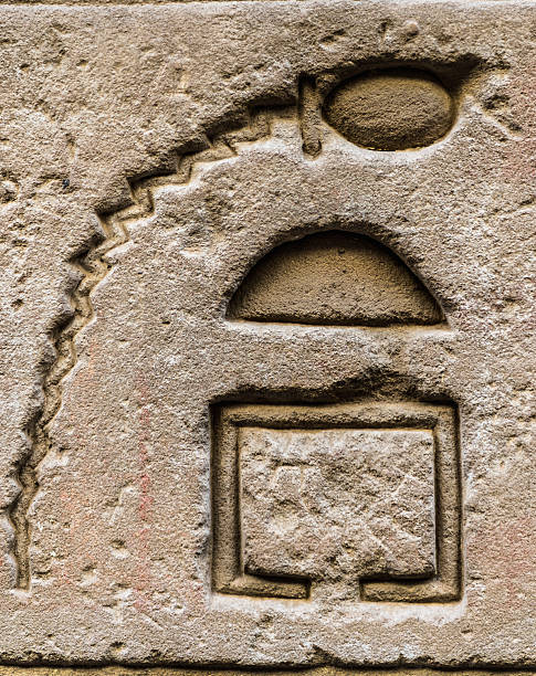 istock Ancient well preserved original Egyptian hieroglyphs 467231540