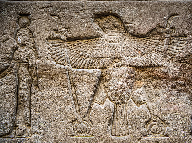 istock Ancient well preserved original Egyptian hieroglyphs 467233206