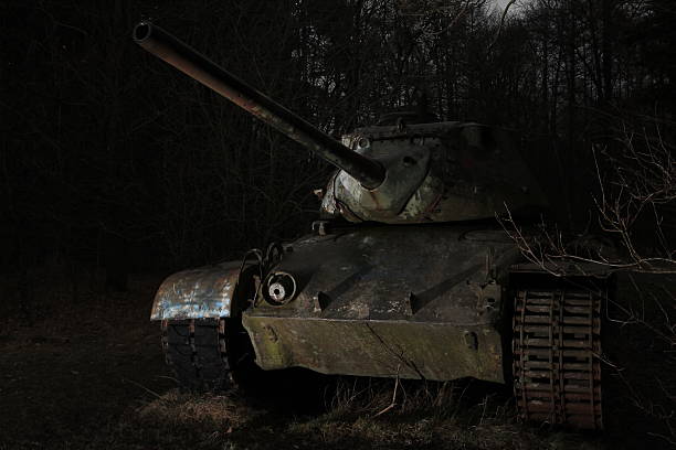 포기됨 빈티지 탱크 - george patton 뉴스 사진 이미지