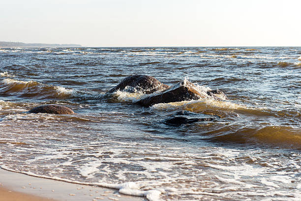 istock sea waves crushing on rocks 467235740