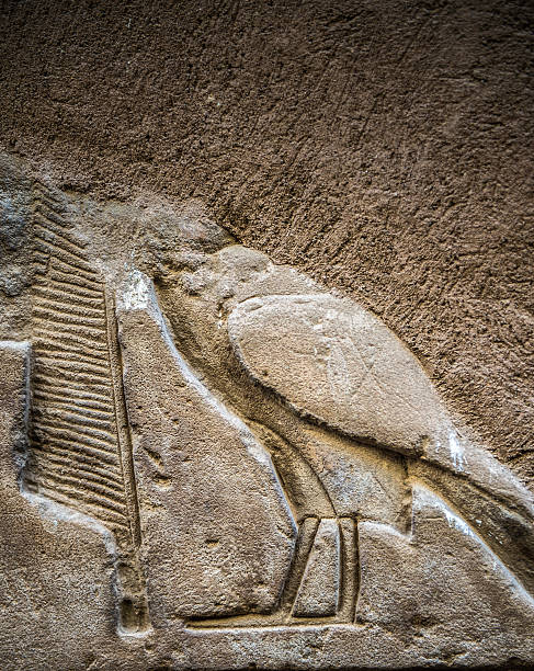 istock Ancient well preserved original Egyptian hieroglyphs 467238262