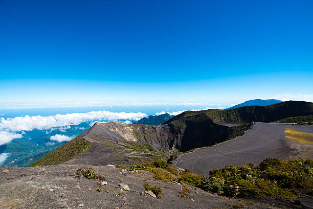 Irazu Volcano Principal Crater Irazu Volcano Principal Crater irazu stock pictures, royalty-free photos & images