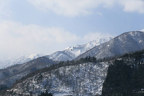 istock snow covered mountain in Takayama japan 467239525