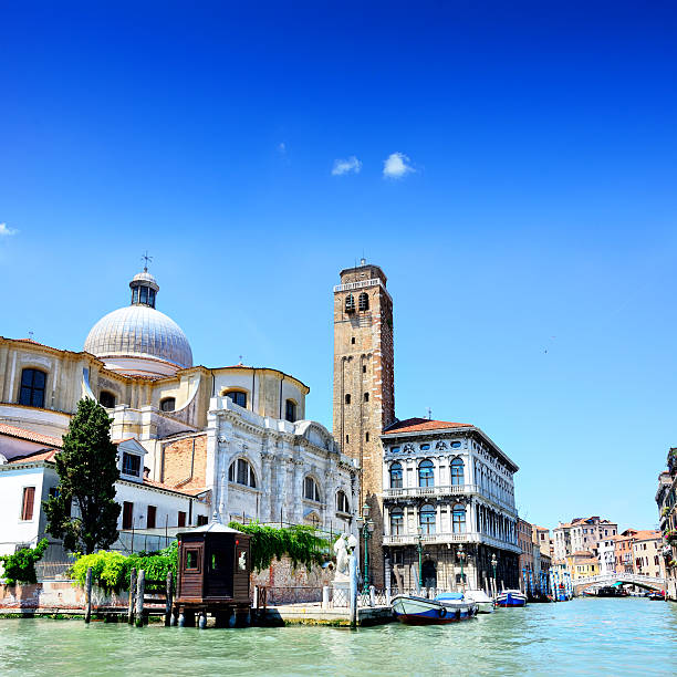 San Geremia is a church in Venice, northern Italy, located in the sestiere of Cannaregio. The first church was erected here in the 11th century, current edifice dates from 1753, designed by Carlo Corbellini. Composite photo