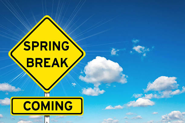 férias de primavera disponível - spring break imagens e fotografias de stock