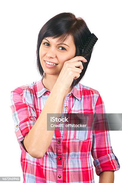 Combing Stock Photo - Download Image Now - Adult, Combing, Cut Out