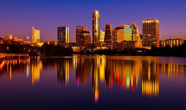 istock Golden Glow Austin Sunrise Shines bright off Skyline 467248794