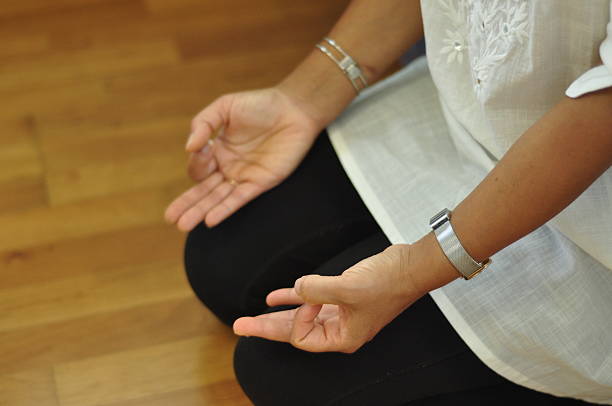istock Seated Woman Meditating 467248924